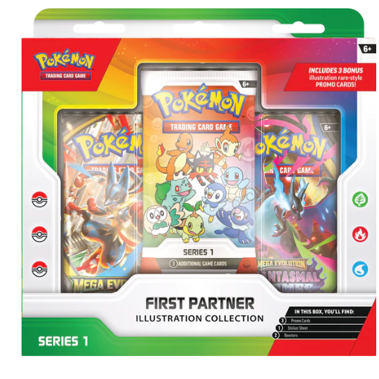Pokemon FIRST PARTNER ILLUSTRATION Collection box - Ascended Heroes