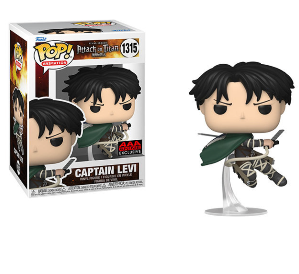 AAA Exclusive Funko Pop #1315 LEVI Attack on Titan