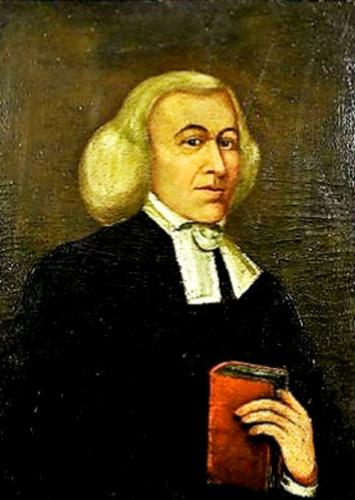 An artist rendering of John Gano.