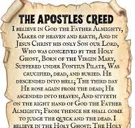 How Long Since You Recited "THE APOSTLES CREED"? Or Thought About Its Words? Do You Believe These Words? Then You May Be A Christian? Are You? Then Ponder That . . . !