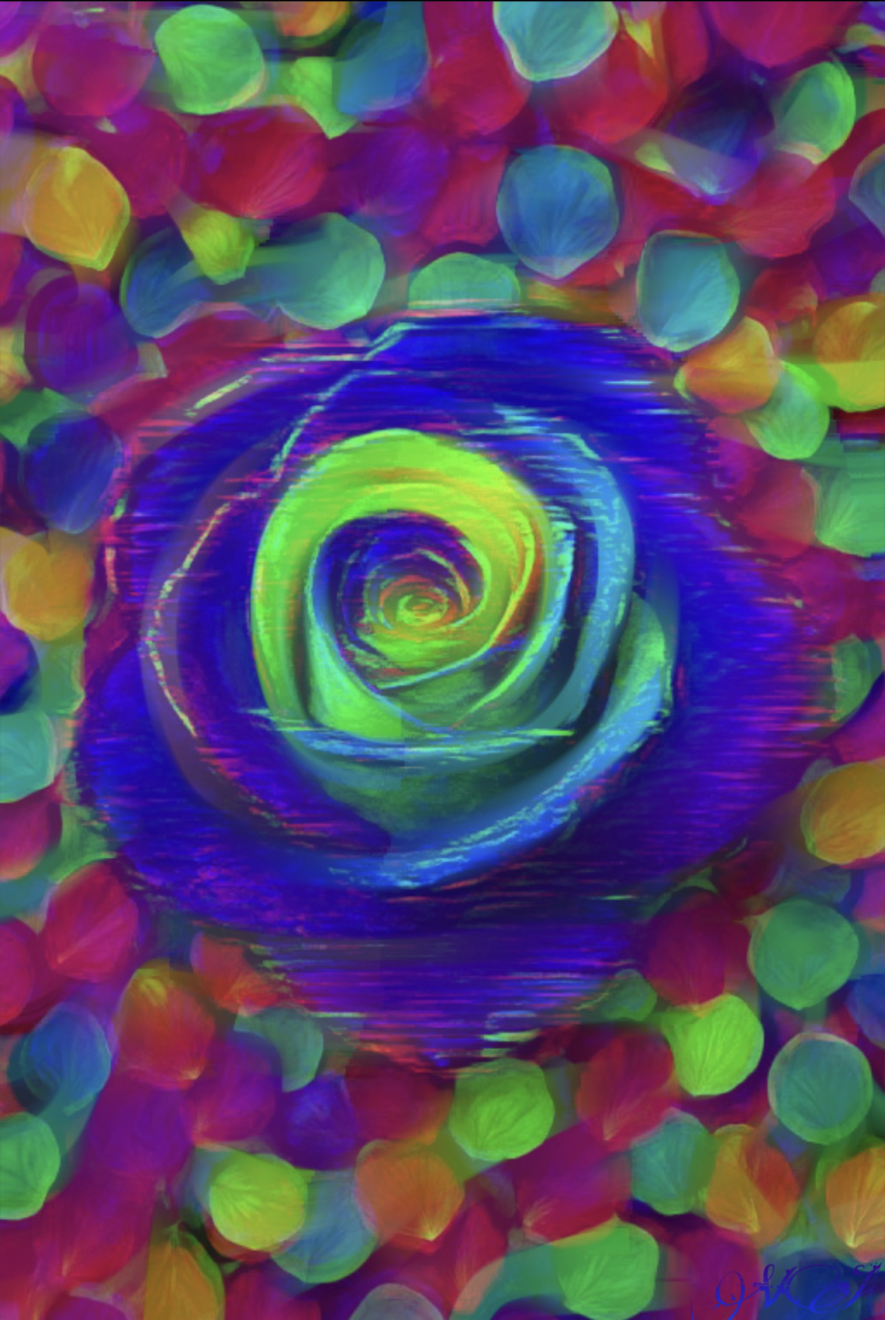 Glitched Petals