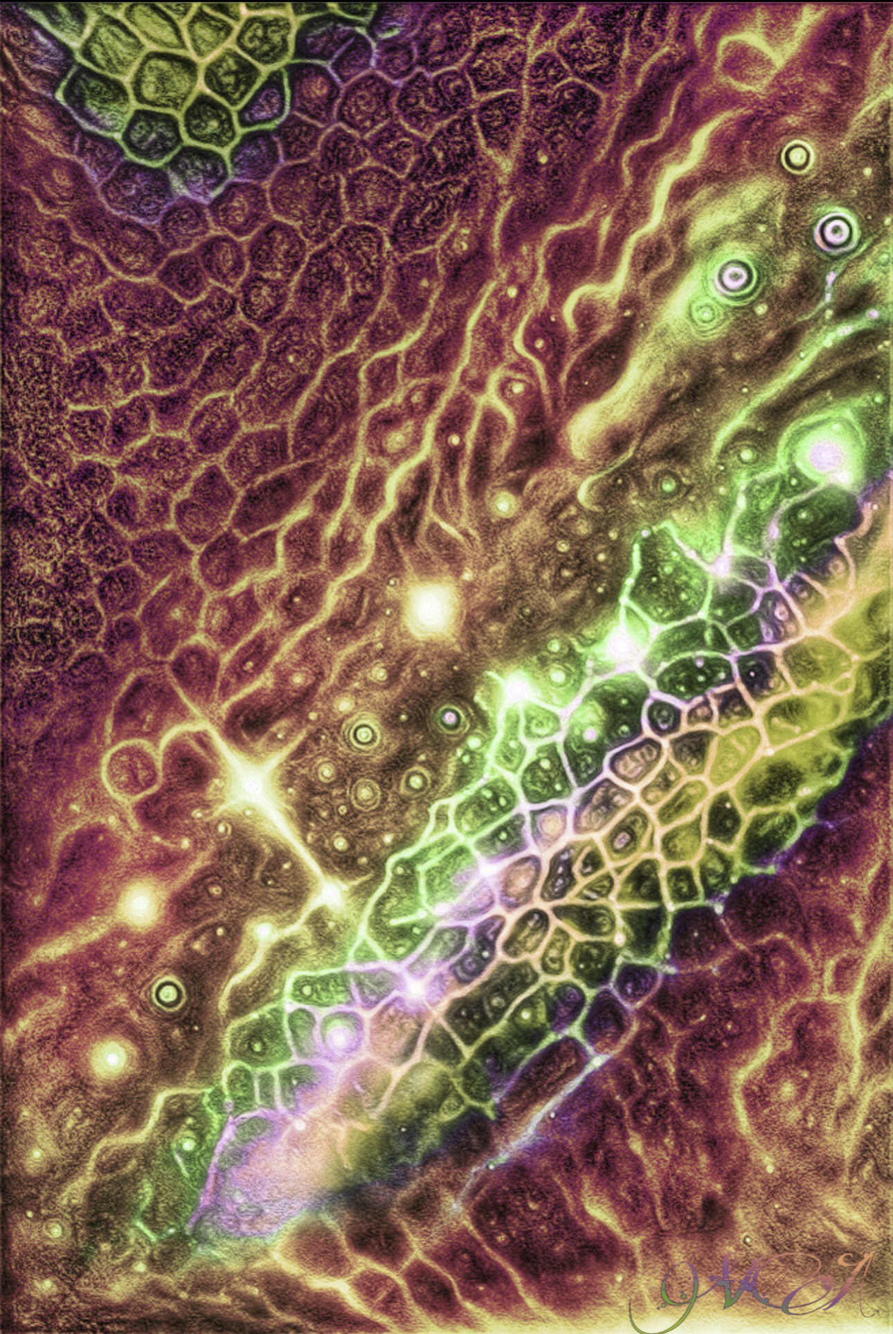 Diamond Scales (Gold)