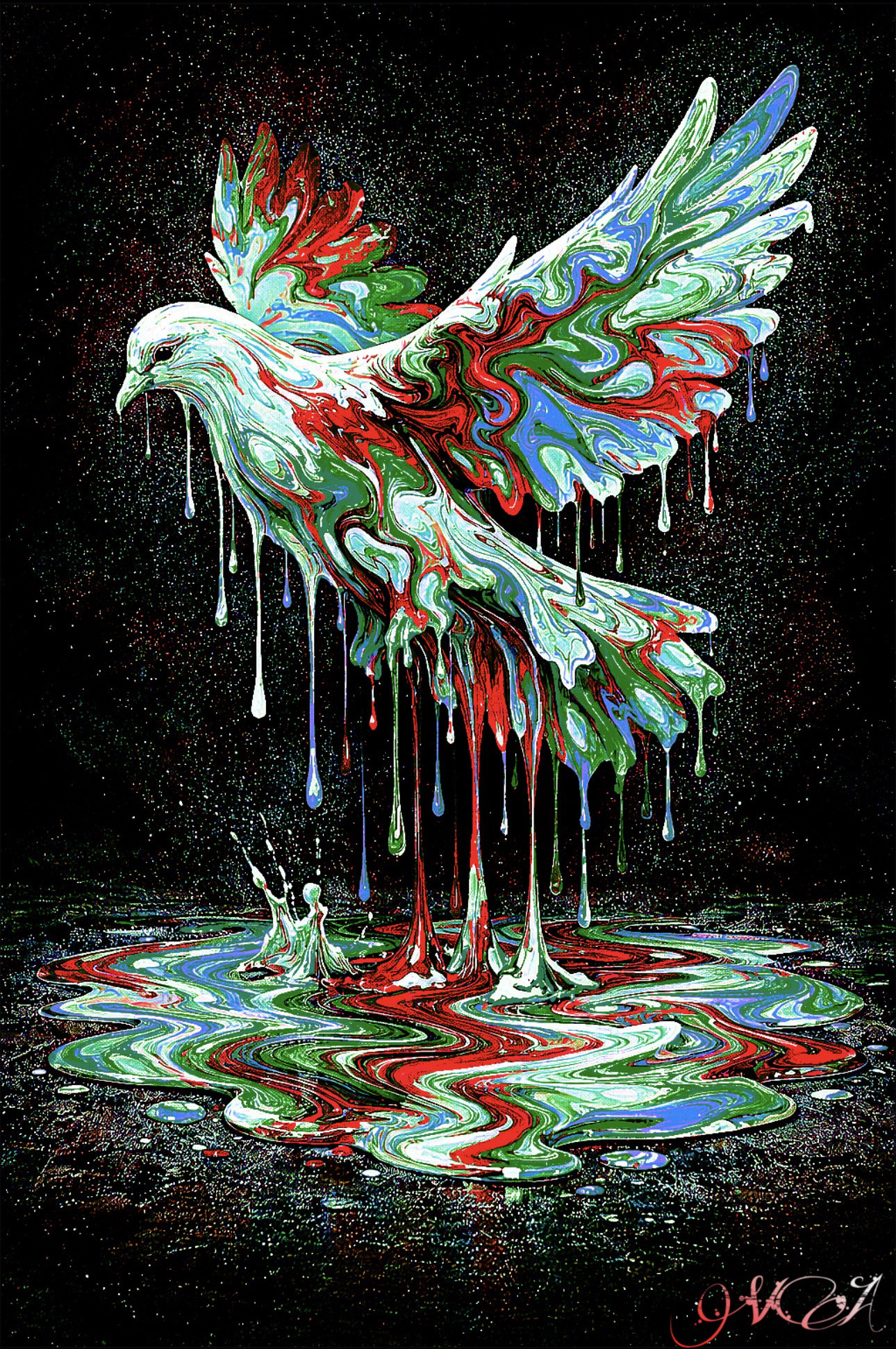 Dripping Dove