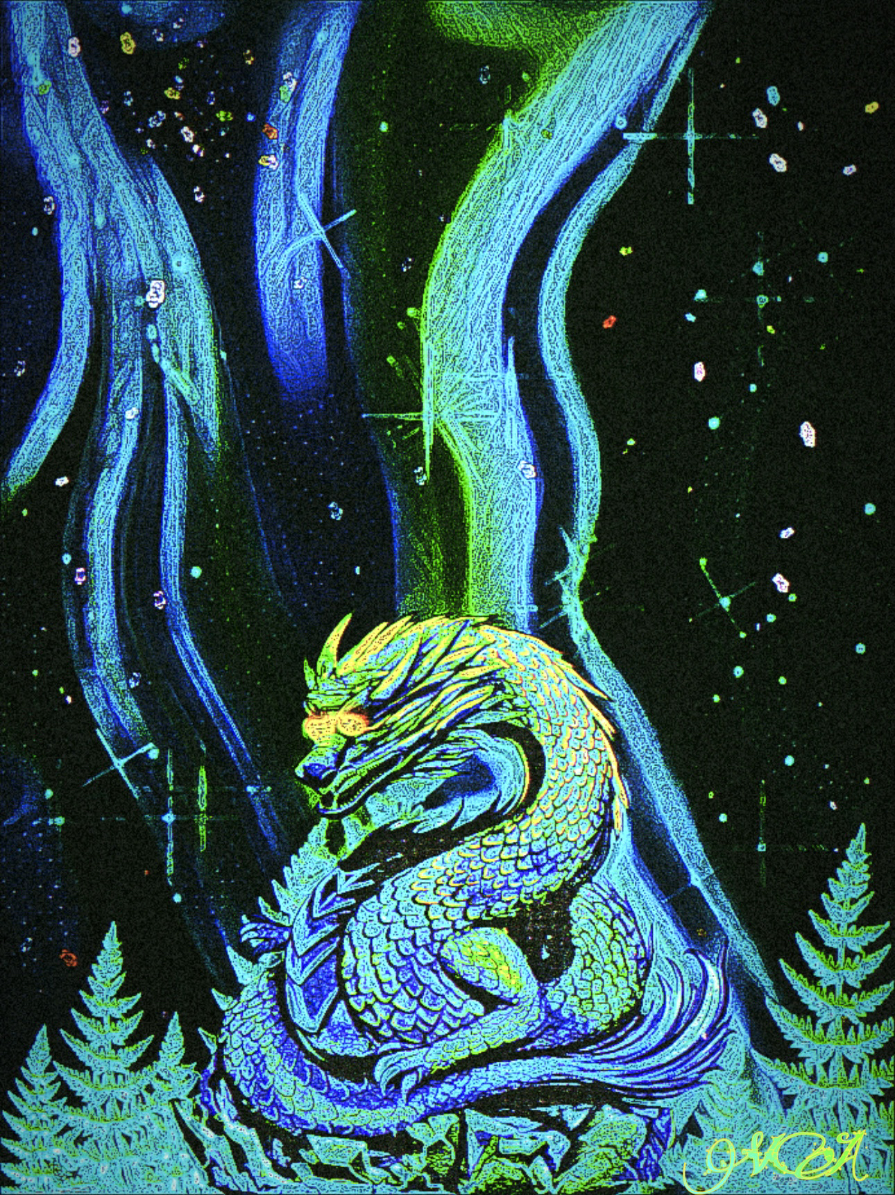Cyan Draco