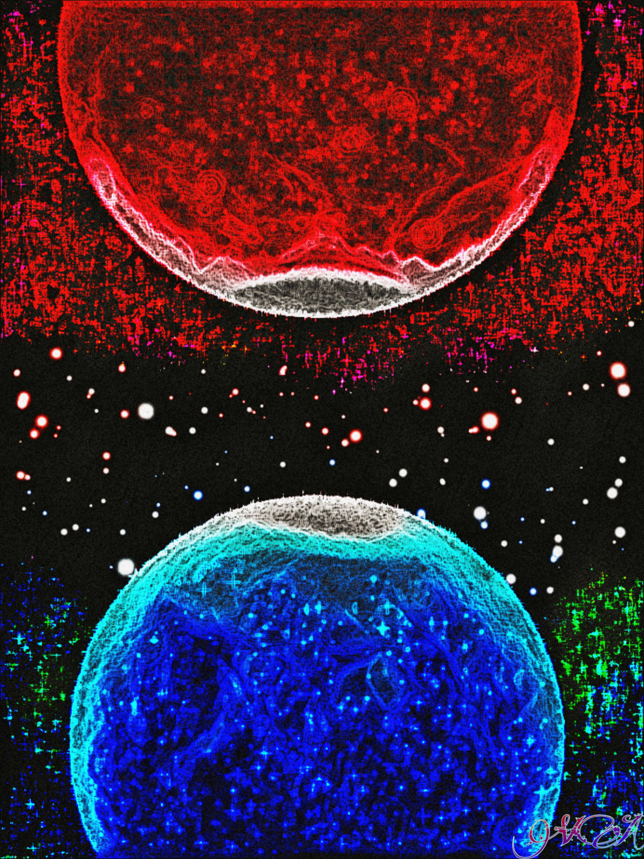 Red moon Blue moon