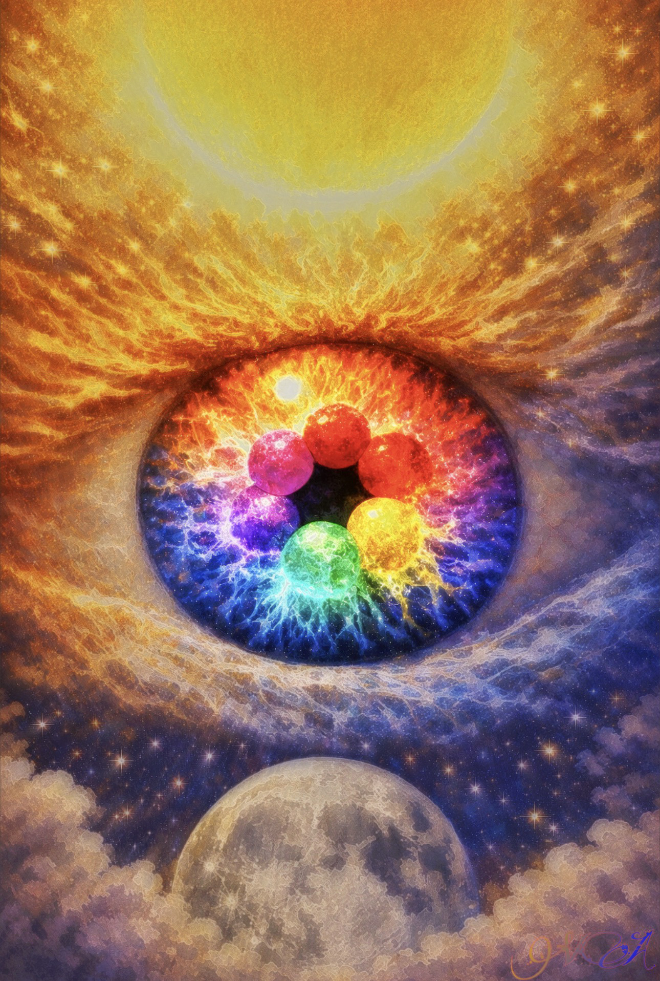 Eyes of chakra