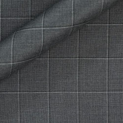 Tissu à carreaux en pure laine vierge