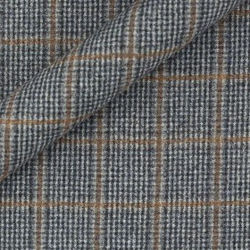Tissu à carreaux en pure laine vierge