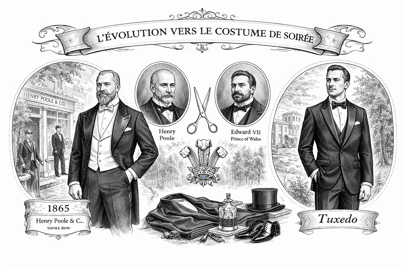 L'évolution du smoking vers le costume de soirée