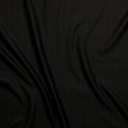 Tissu à fines rayures en pure laine vierge