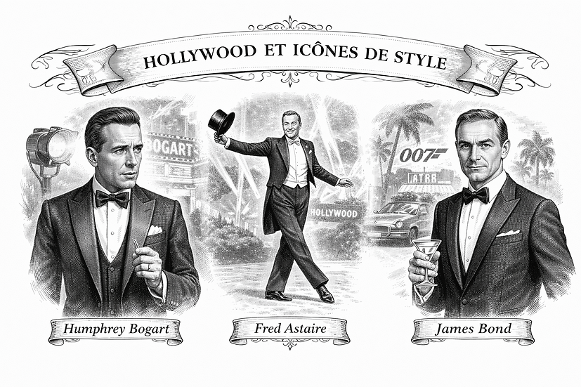 Smoking, Hollywood et icônes de style