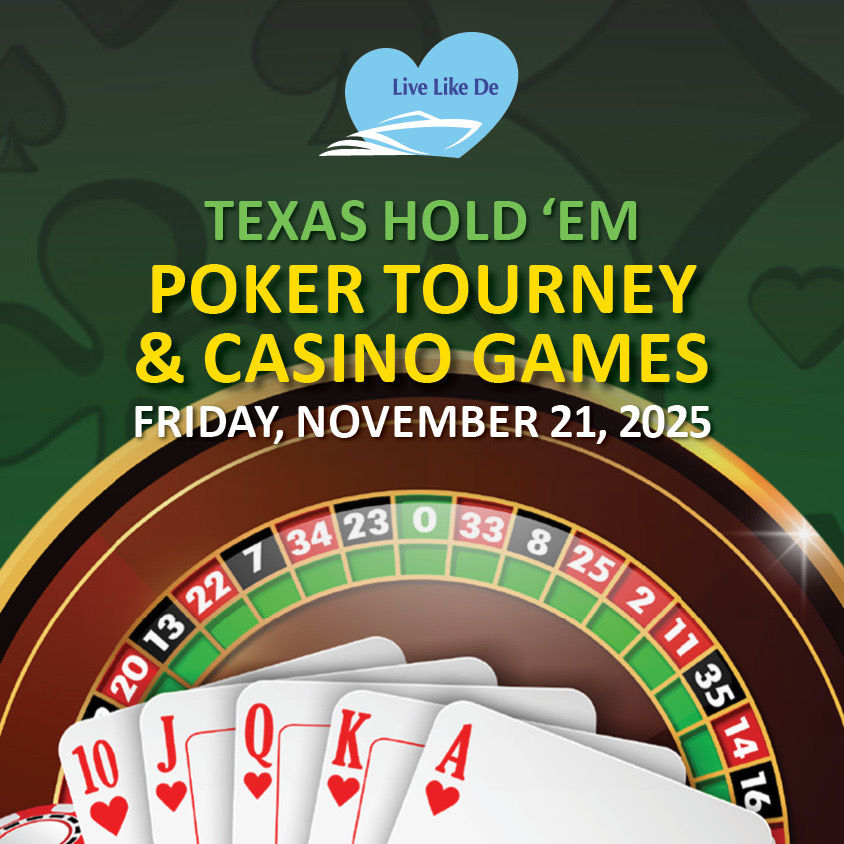 Live Like De Texas Hold 'Em Poker Tournament