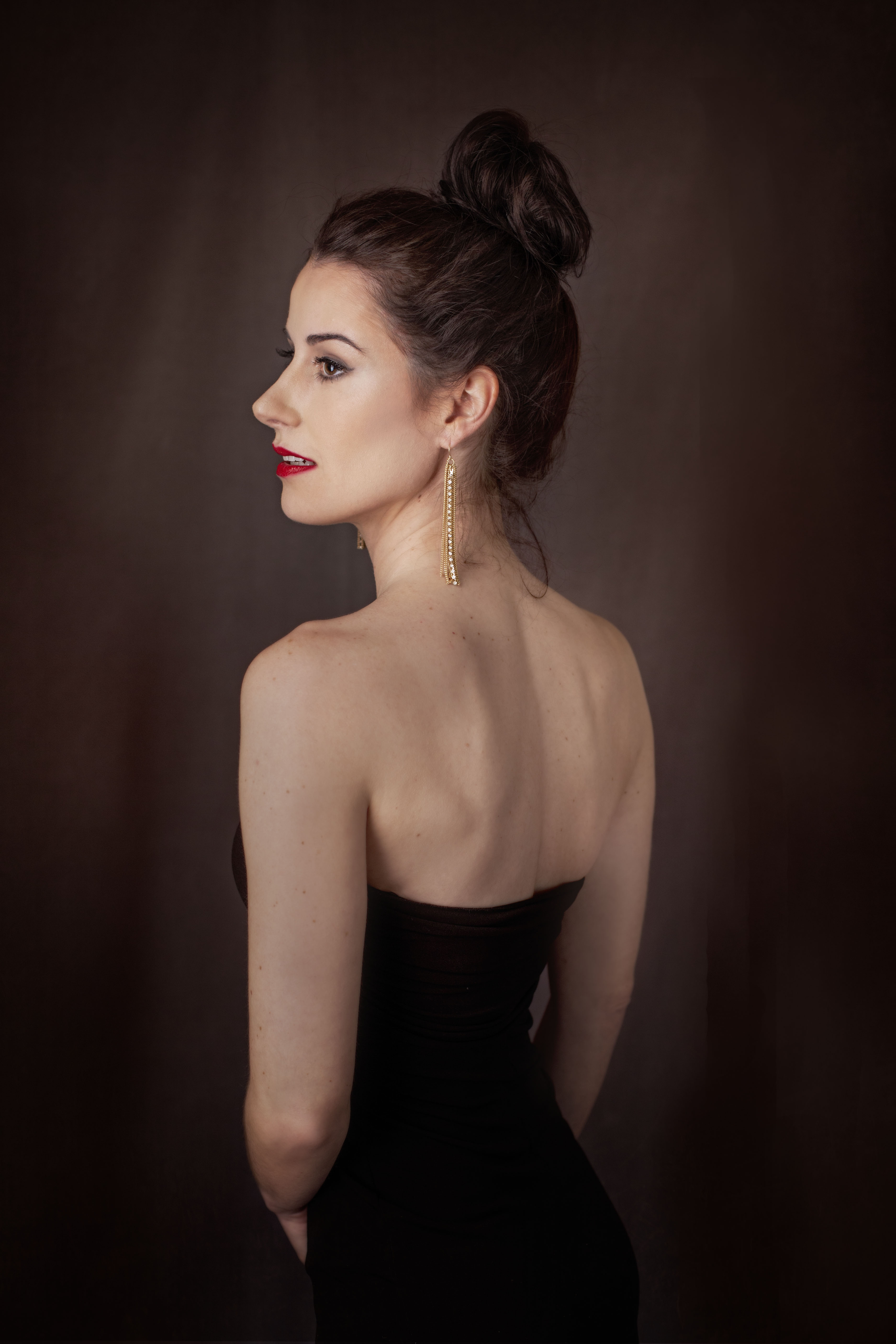 Erica with earrings