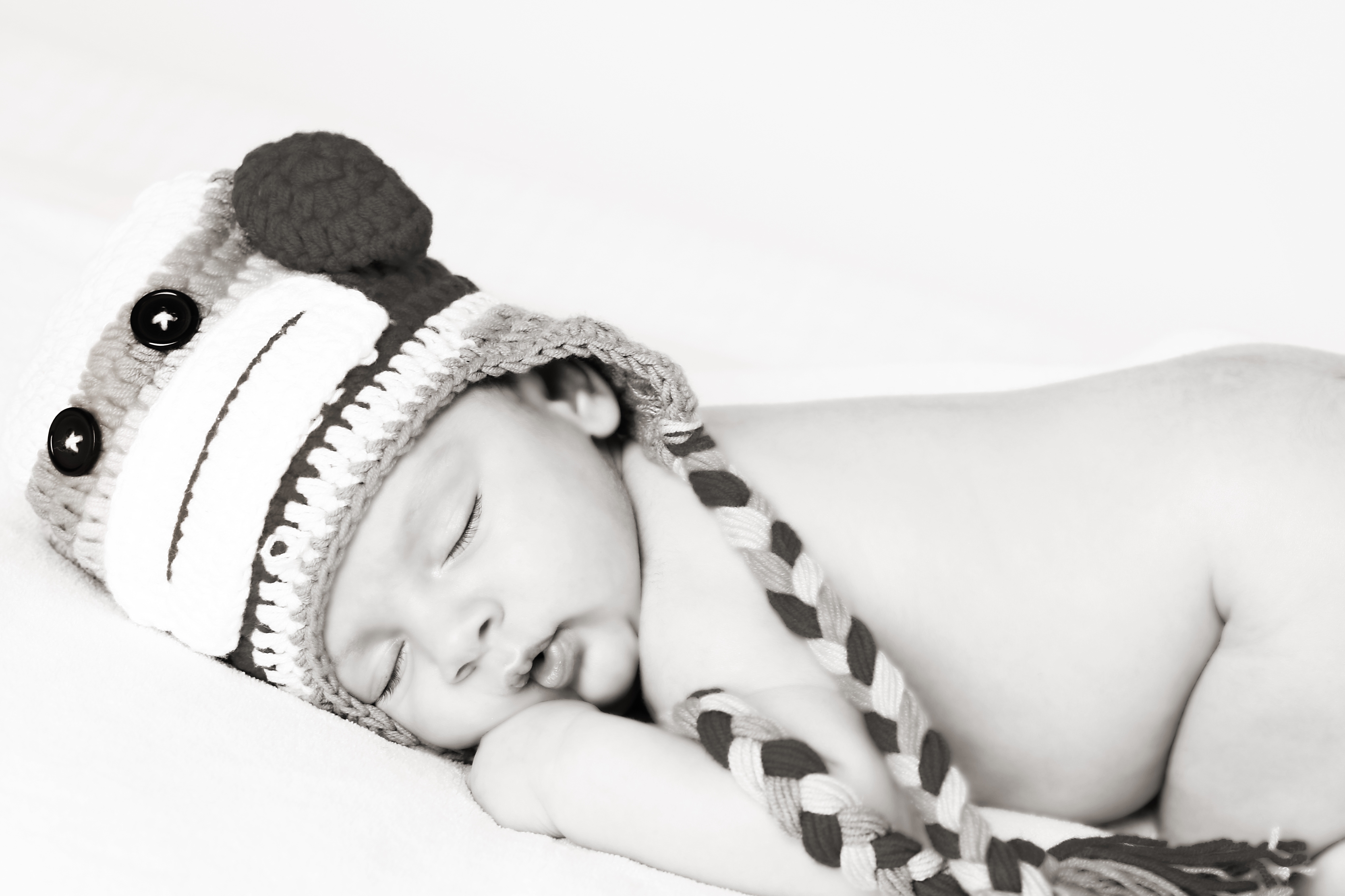 Easton in monkey hat