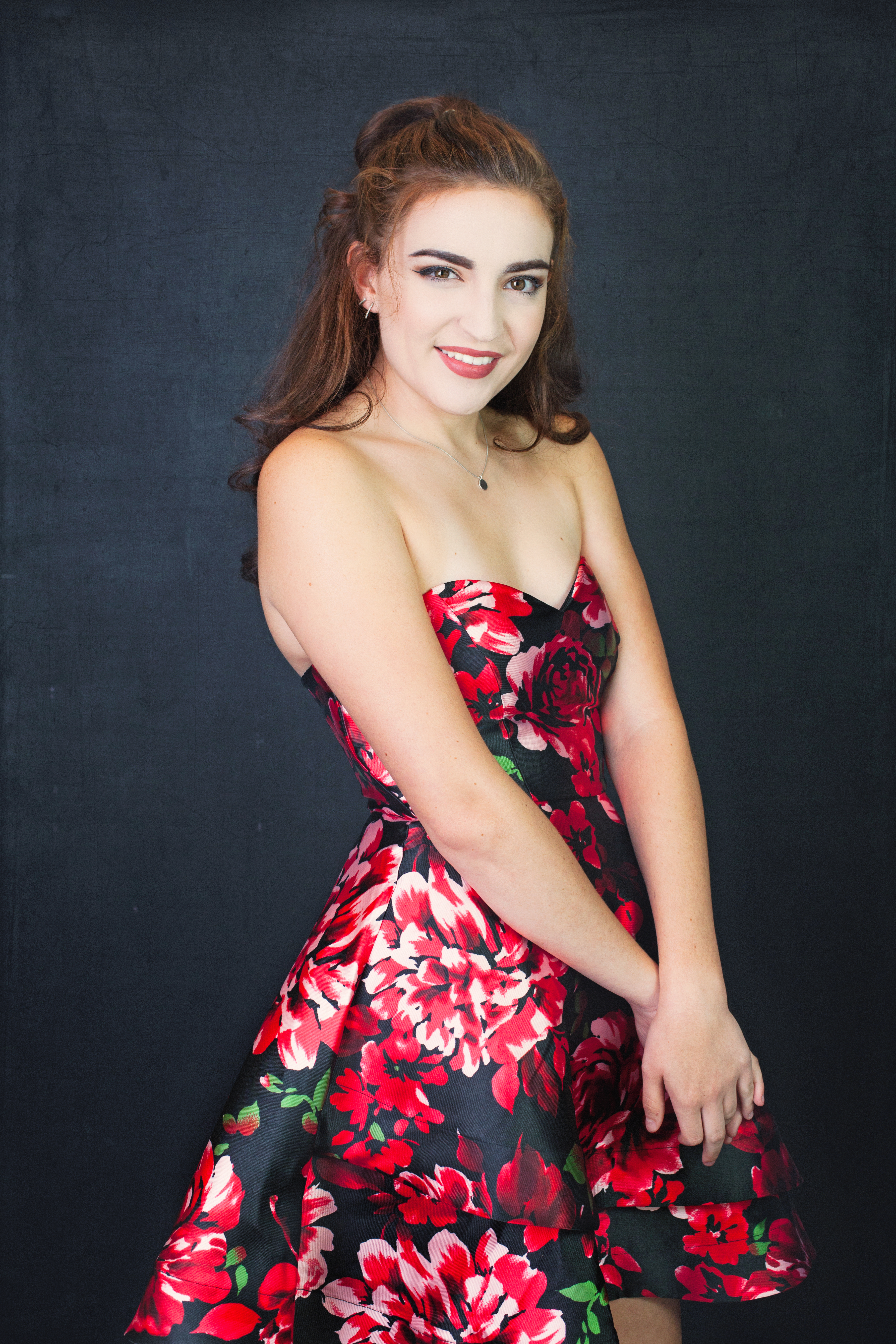 cierra in flower dress