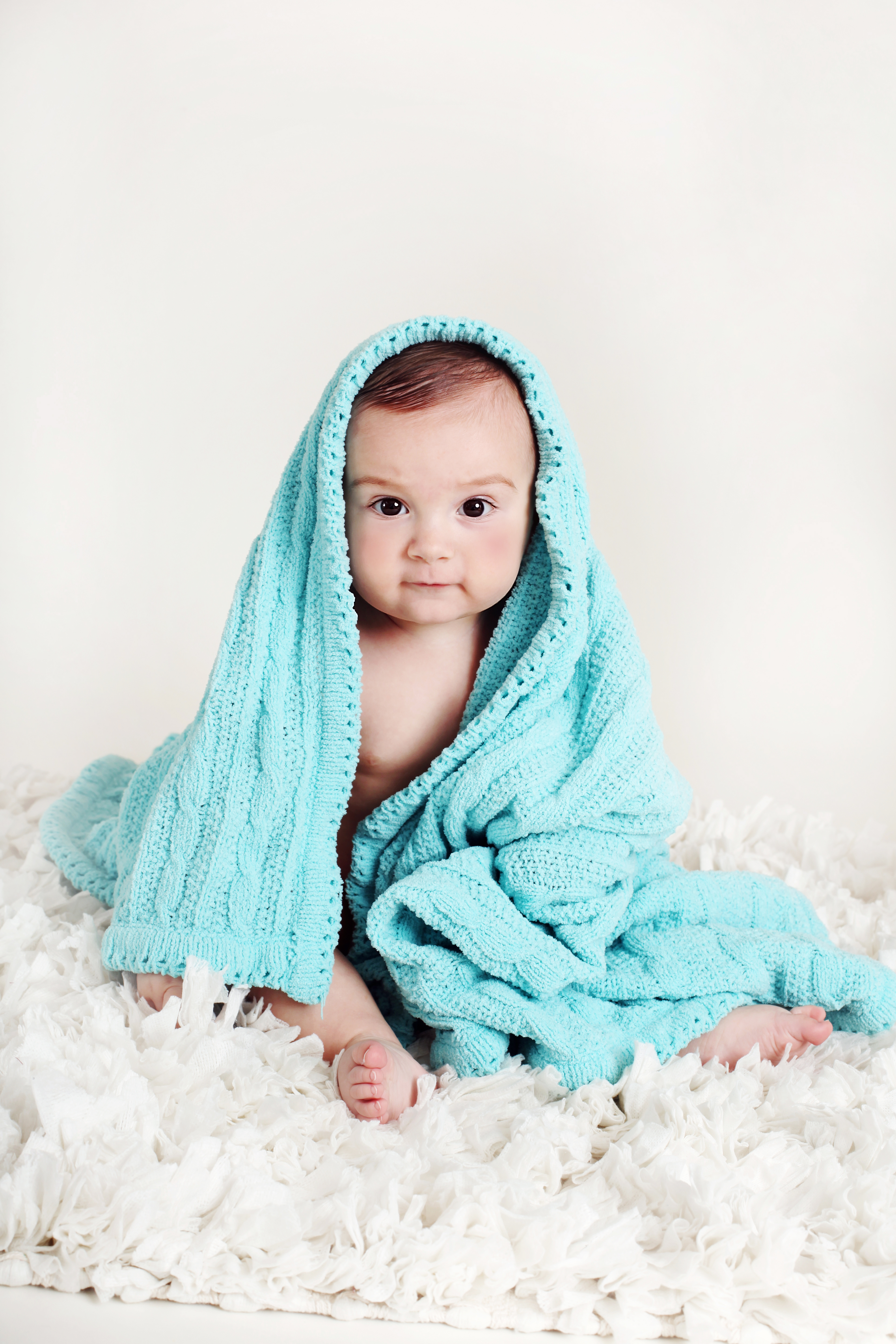 baby with blanket