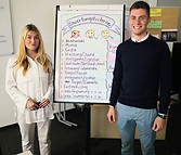 Indira Ahlmeyer und Maxime Noel Nieschke
