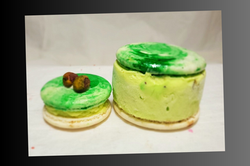Pistachio Macaron Gelato Ice Cream Sandwich