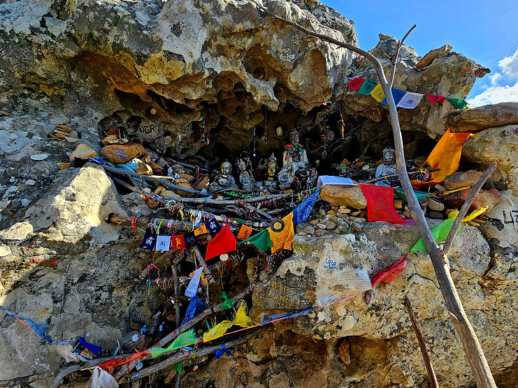 Schamanischer Altar Ritualplatz