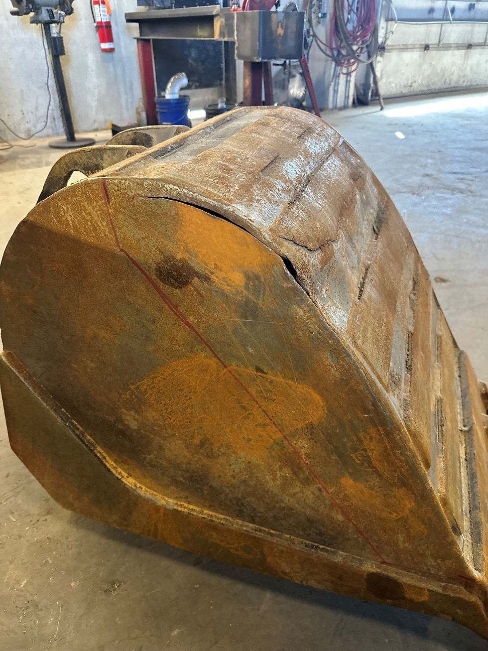 Excavator Bucket Repair