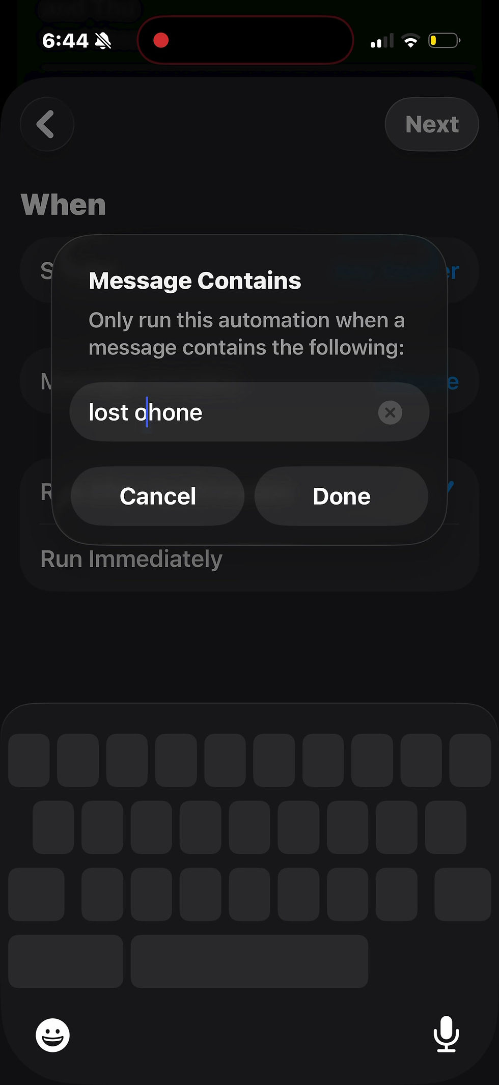 Thumbnail: Lost Phone Apple Shortcut