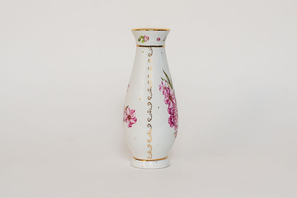 Miniatura: Vaso Peônia Rosa