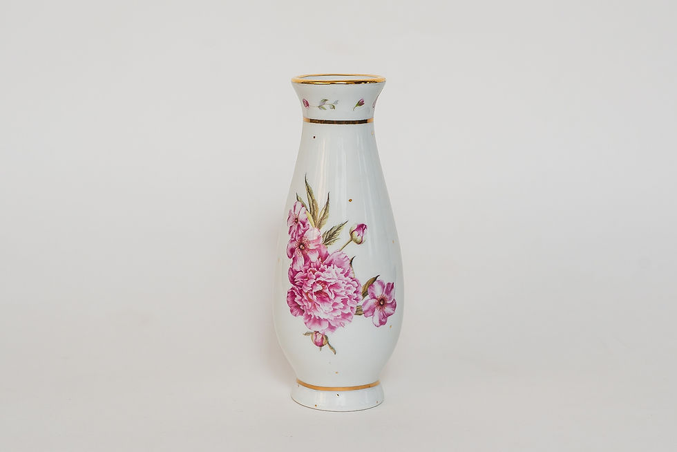 Miniatura: Vaso Peônia Rosa