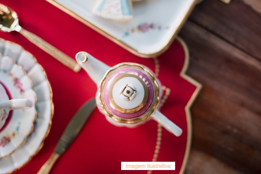 Miniatura: Mini Bule Rosa da Prússia