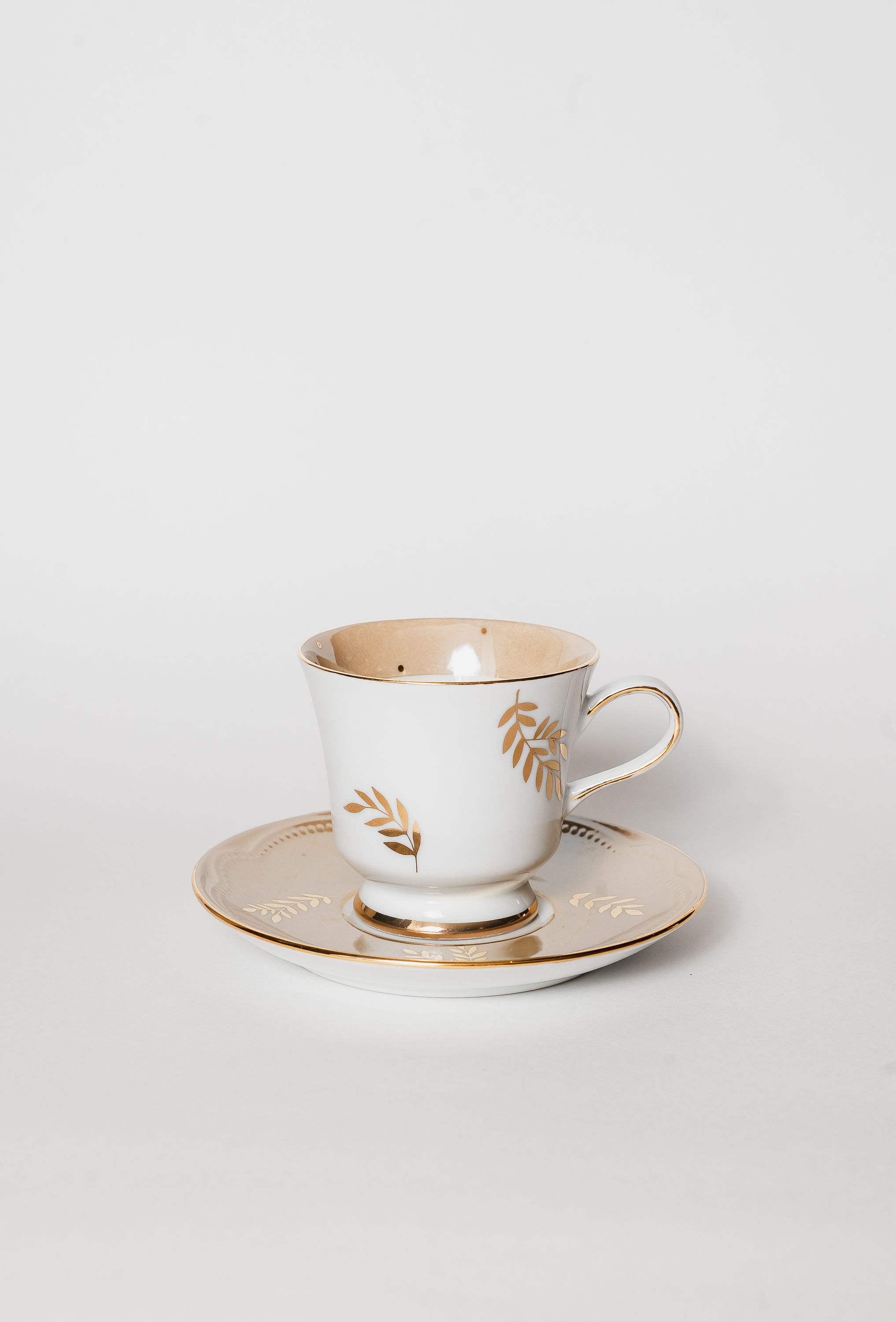Xícara de Chá Folhagem Lustre