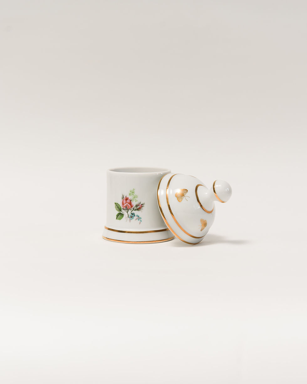 Miniatura: Pote G  Rosas e Borboletas