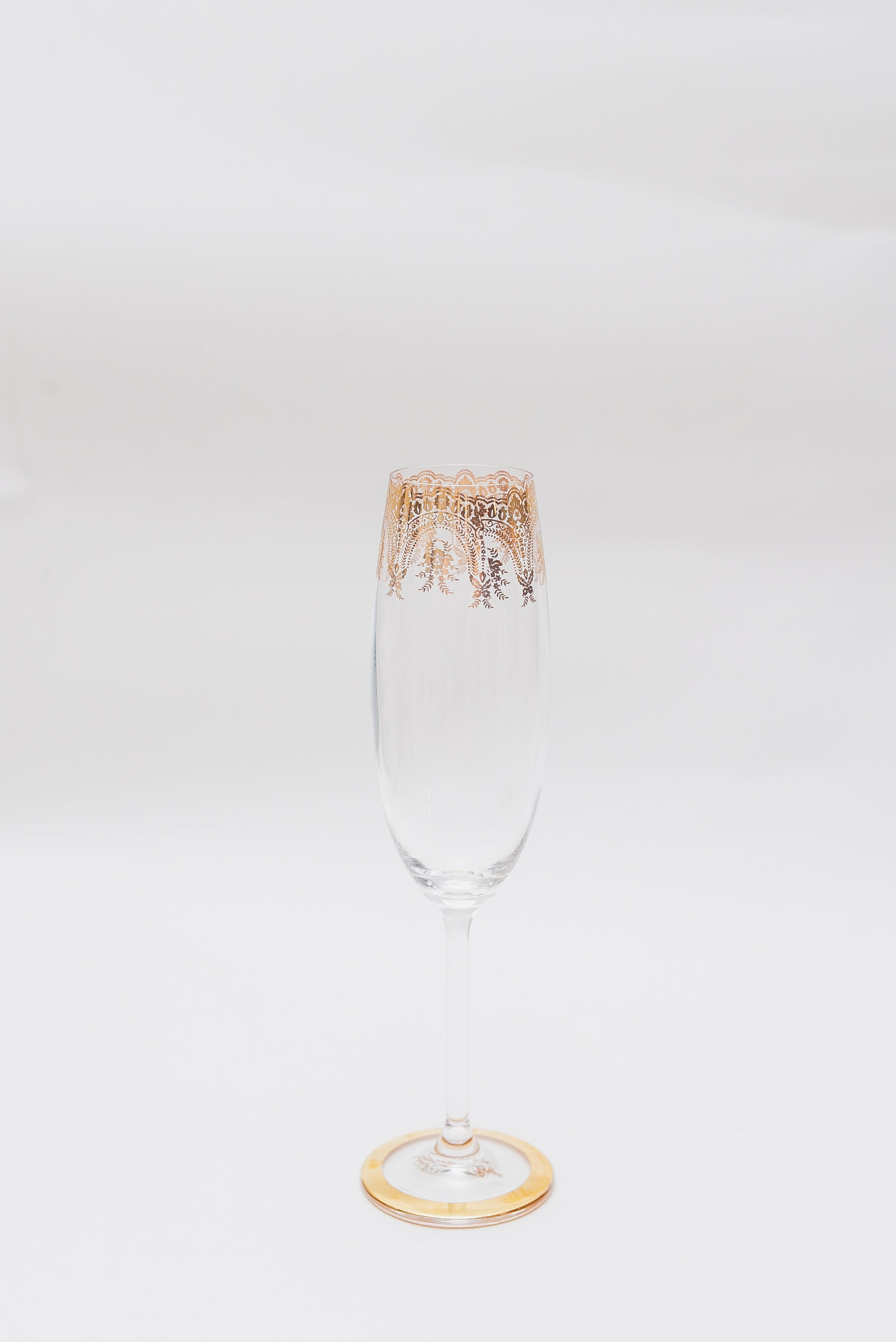 Taça de Champanhe Ouro