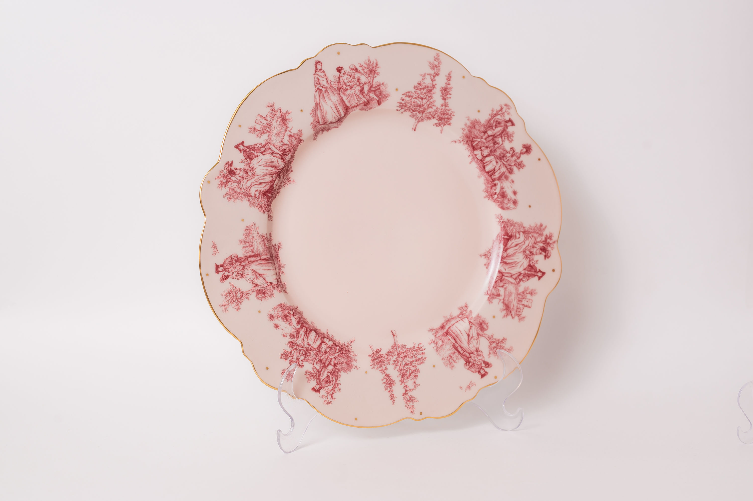 Prato Raso Toile de Jouly Rosa