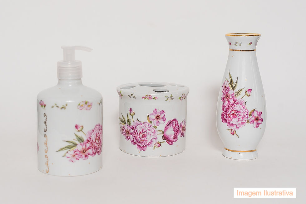 Miniatura: Vaso Peônia Rosa