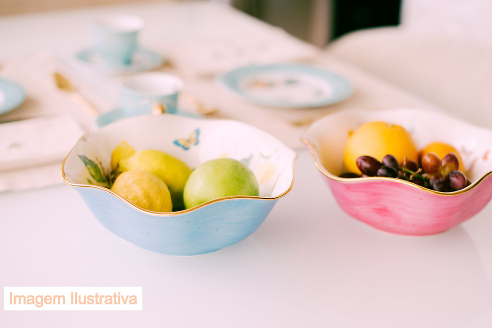 Miniatura: Saladeira / Fruteira Limão Siciliano