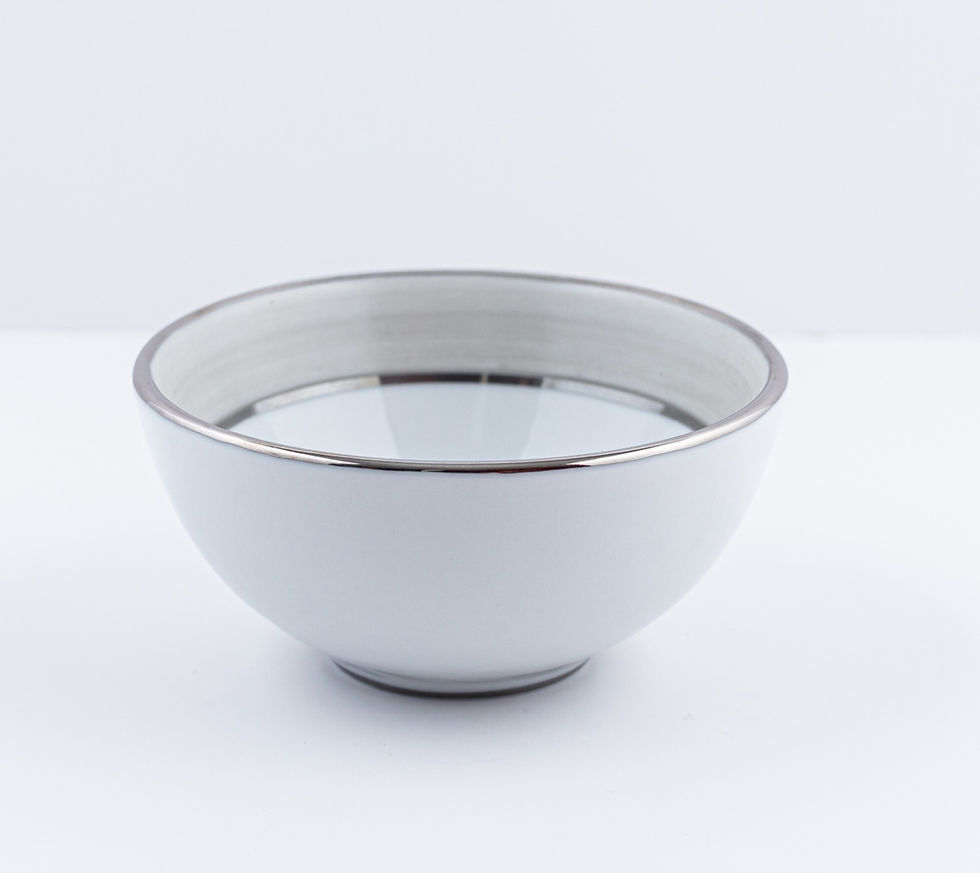 Miniatura: Bowl P Cinza com Inicial