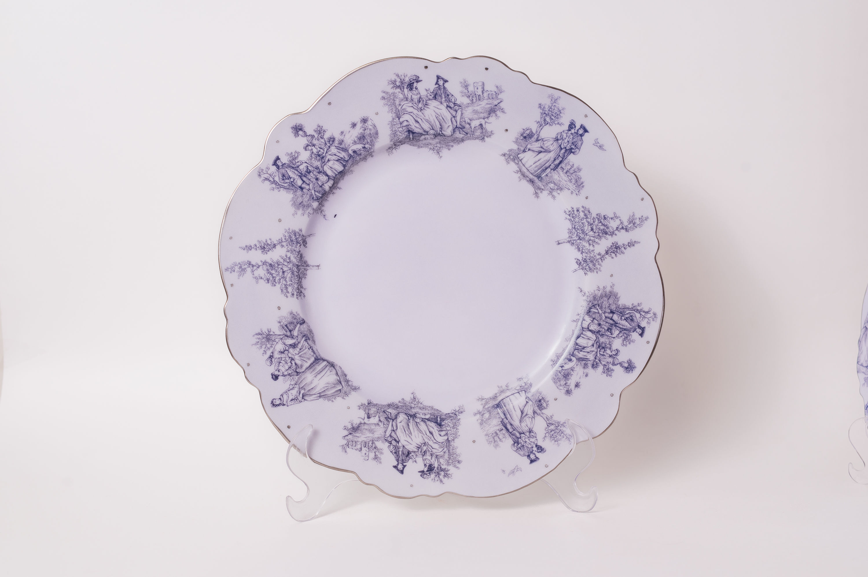 Prato Raso Toile de Jouly Azul