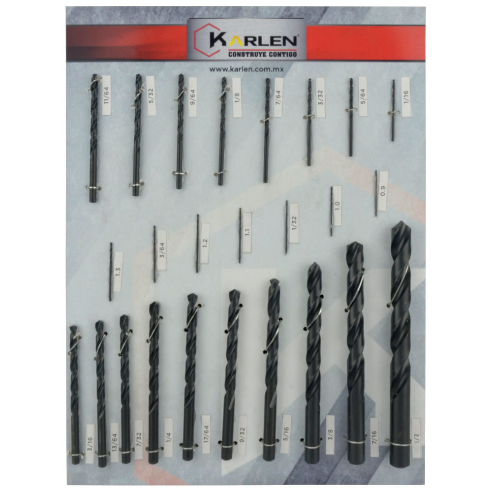 Muestrario De Brocas HSS