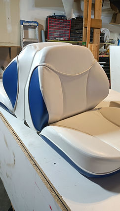 Boat seat upholstery repair Southwestern Ontario