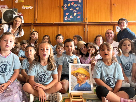 Quando a Arte Desperta aos 3 Anos: Van Gogh visitou o Pré-Escolar!