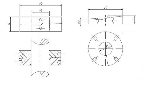 Spiral Washer Split Washer for Backlash Removal