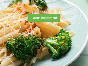 Fideos con brócoli