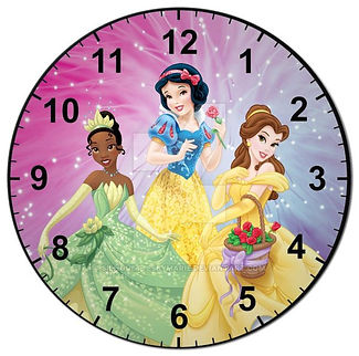 Princess Clock by SilhouettesbyMarie on 
