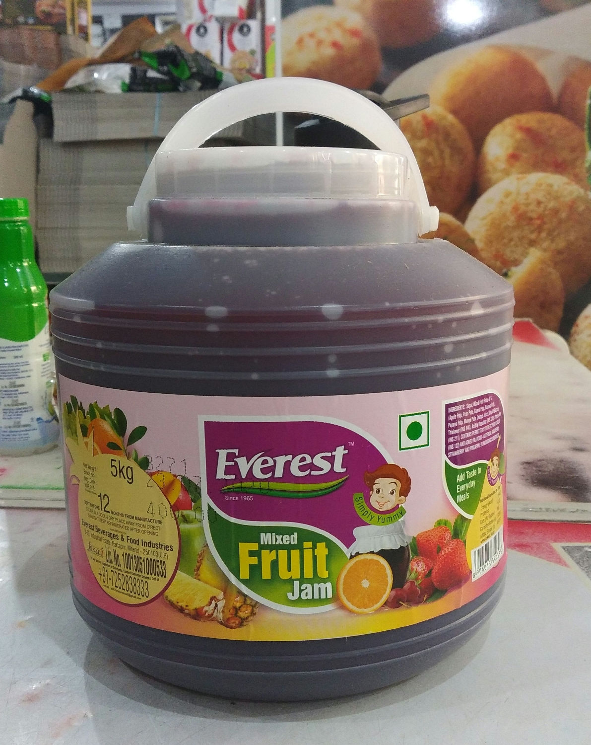Everest Mixed Fruit Jam 5kg pack