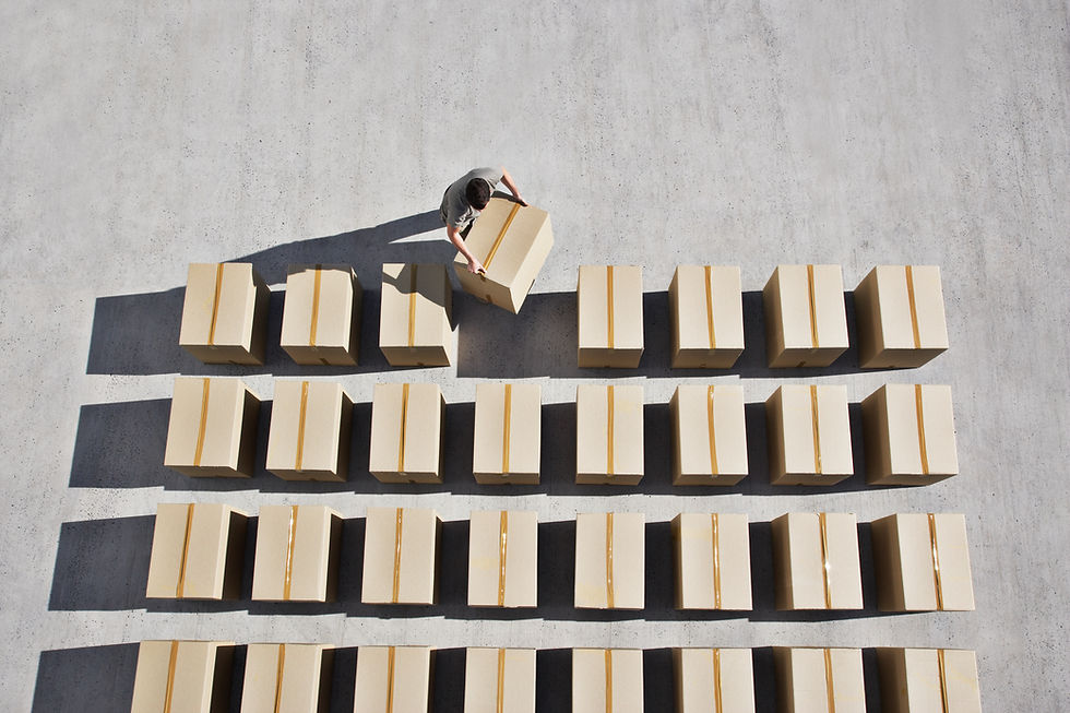 Stacking Cardboard Boxes
