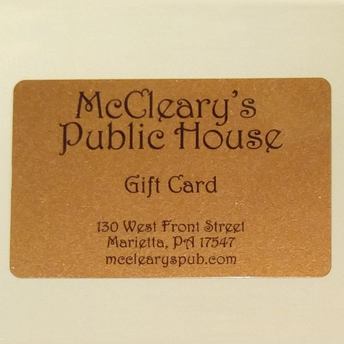 50 Gift Card McCleary's Pub