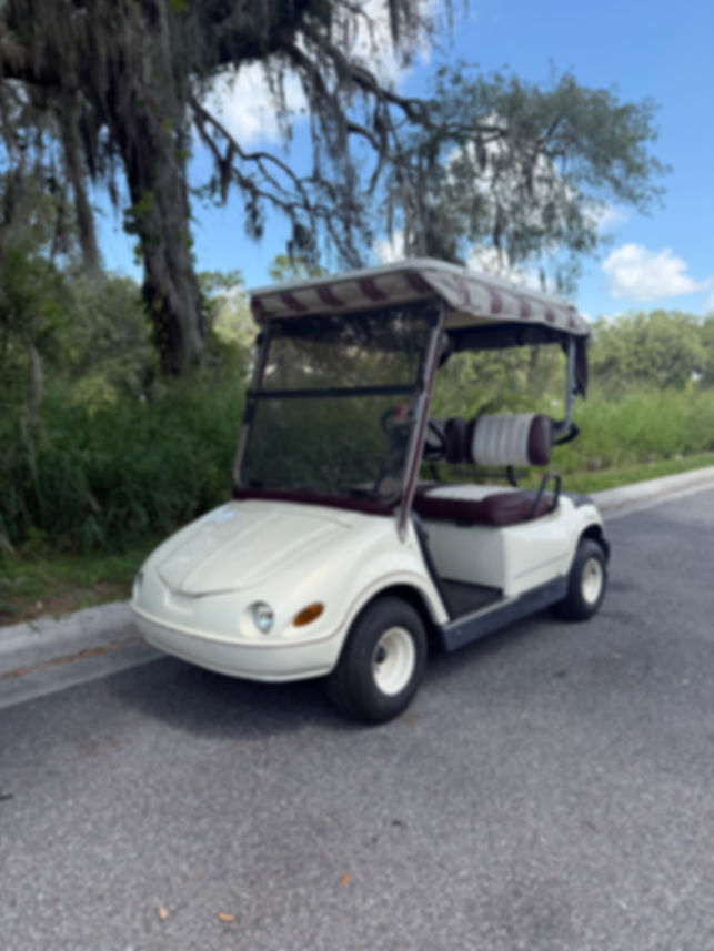 2000 Yamaha G16 GAS 2 Seat White GolfCart