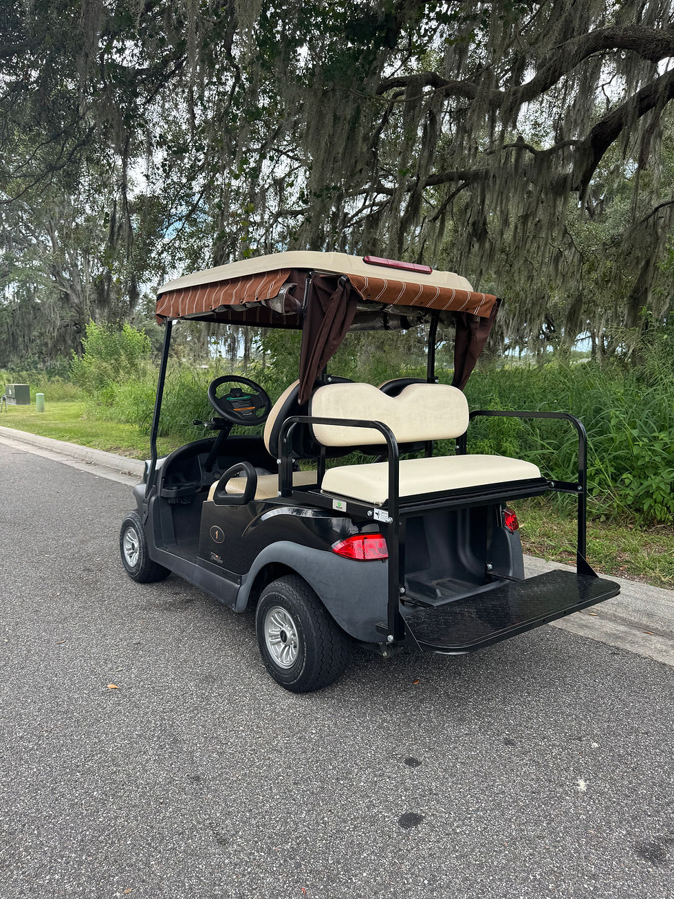 Thumbnail: 2020 ClubCar Tempo 48v Lithium 4 Seat Black GolfCart