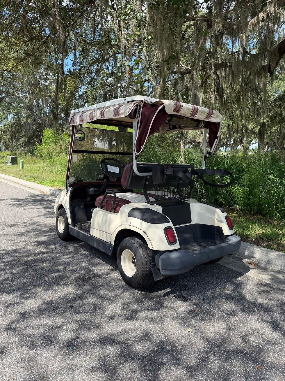 Thumbnail: 2000 Yamaha G16 GAS 2 Seat White GolfCart