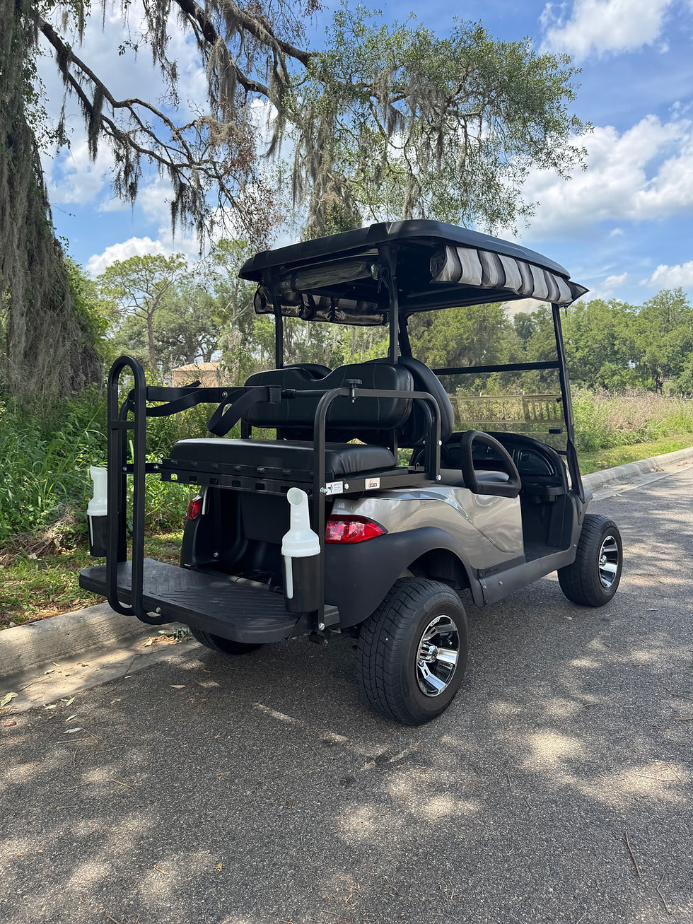 Thumbnail: 2021 ClubCar Precedent 48v Lithium 4 Seat Charcoal GolfCart