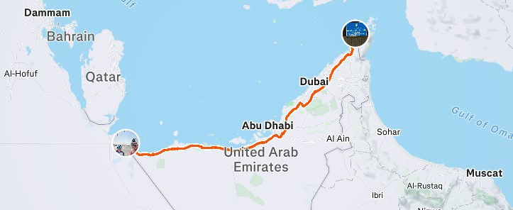 Crossing the UAE by Bicycle A 615km Journey from Oman to KSA